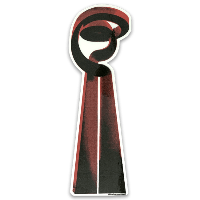 The Torch of Friendship Die-Cut Bookmark (handmade)