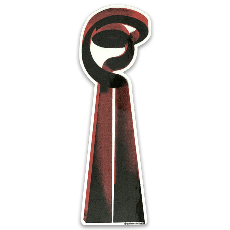 The Torch of Friendship Die-Cut Bookmark (handmade)