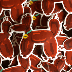 Chorizo Dog Vinyl Sticker