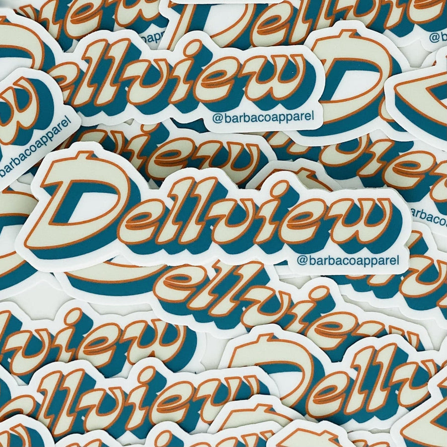 BarbacoApparel's Dellview Vinyl Sticker