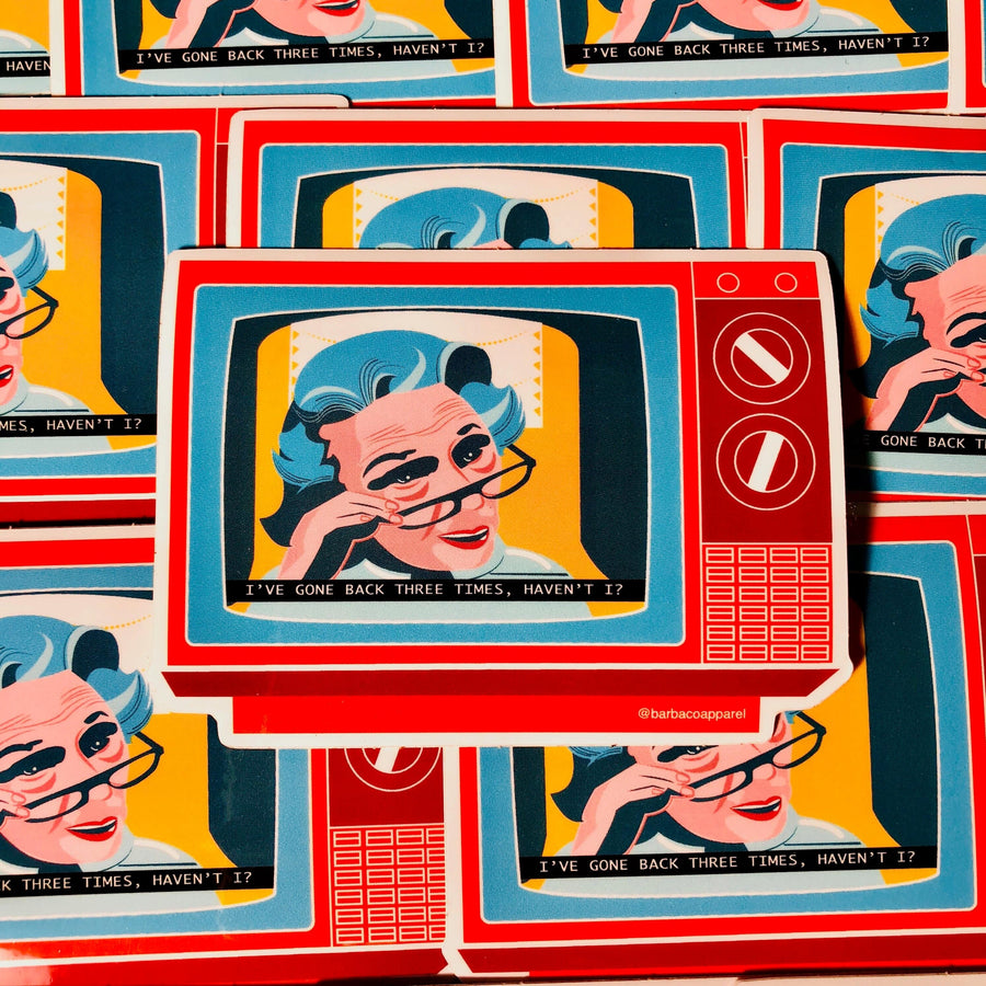 Throwback Vinyl Sticker