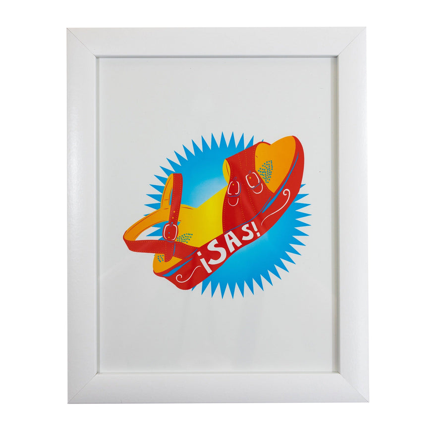 ¡SAS! Chancla Art Print