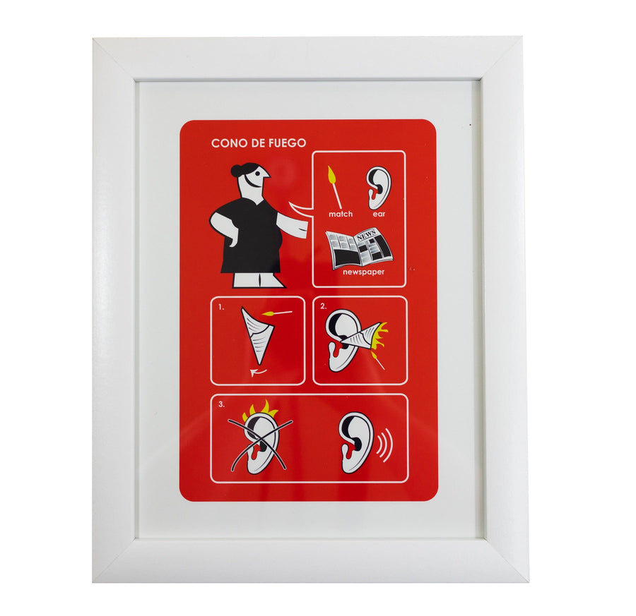 Cono de Fuego Art Print