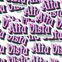 Alta Vista Vinyl Sticker