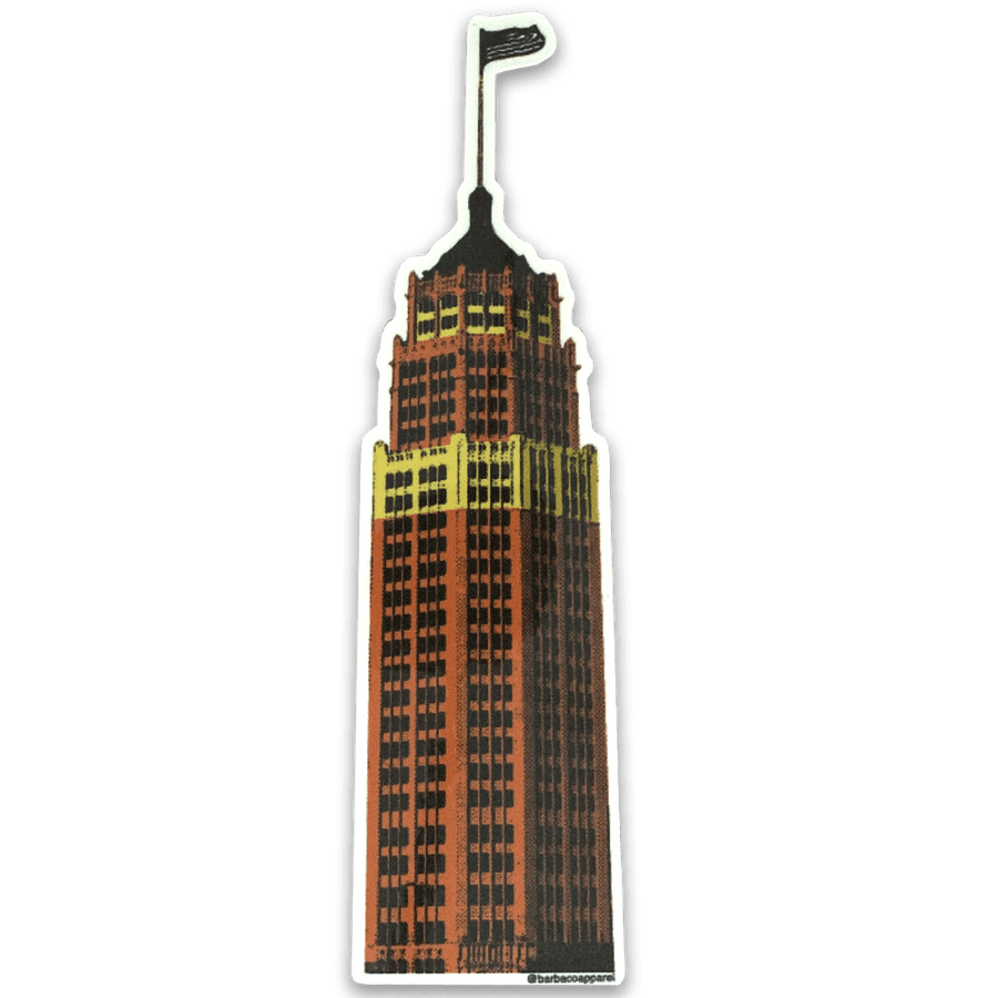 BarbacoApparel's Tower Life Building Die-Cut Bookmark