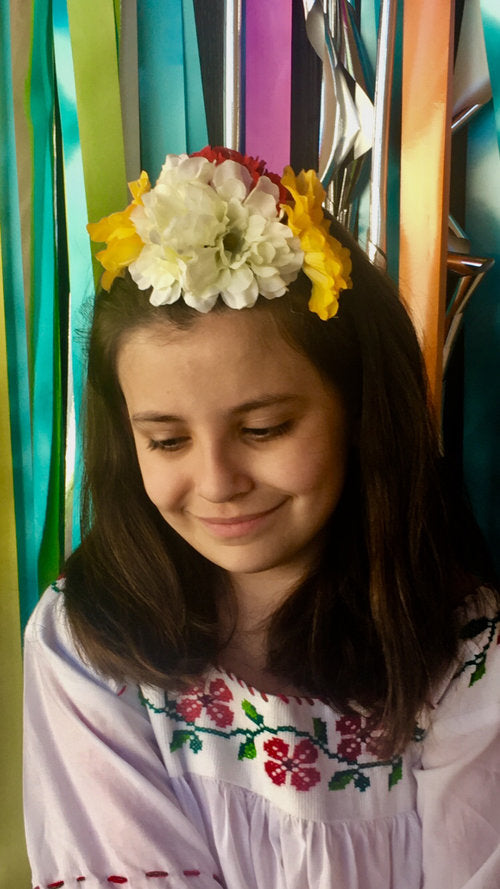 DIY Flower Crowns for Fiesta