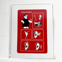 Cono de Fuego Art Print
