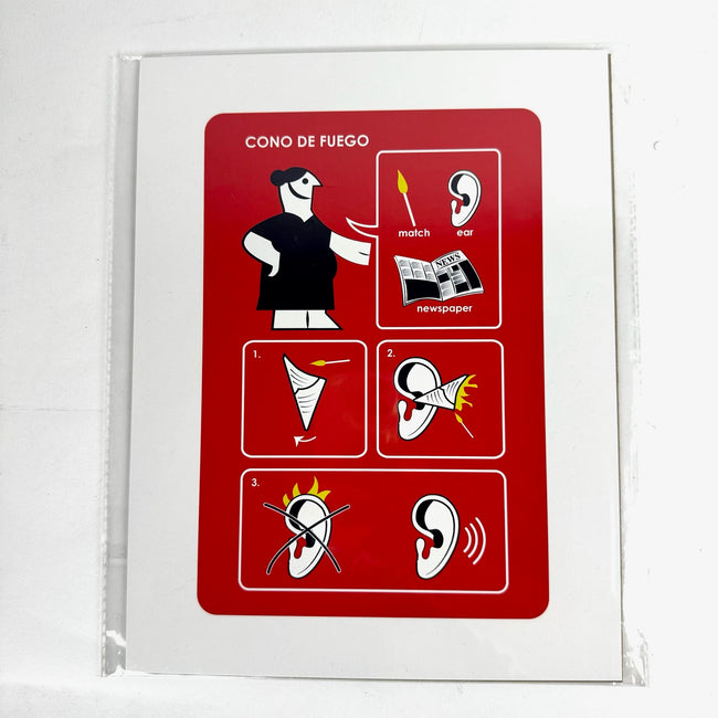 Cono de Fuego Art Print