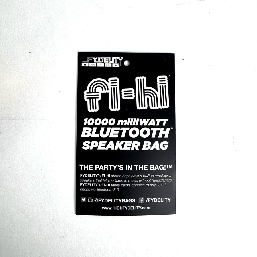 Fydelity Blue Tooth Speaker Zipper Pouch