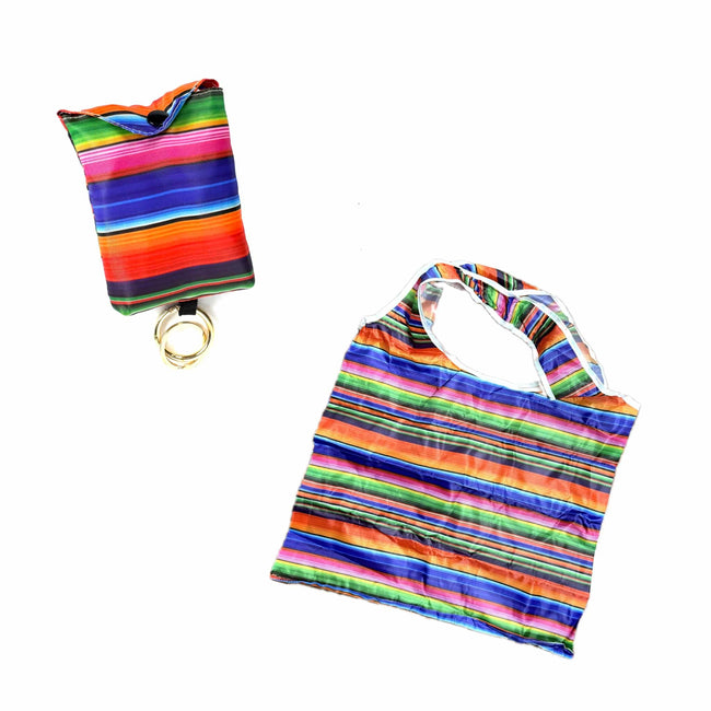 Serape Print Reusable Tote with Carrying Case