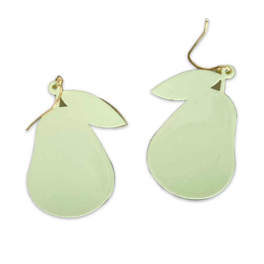Acrylic Dangle Earrings (back view)