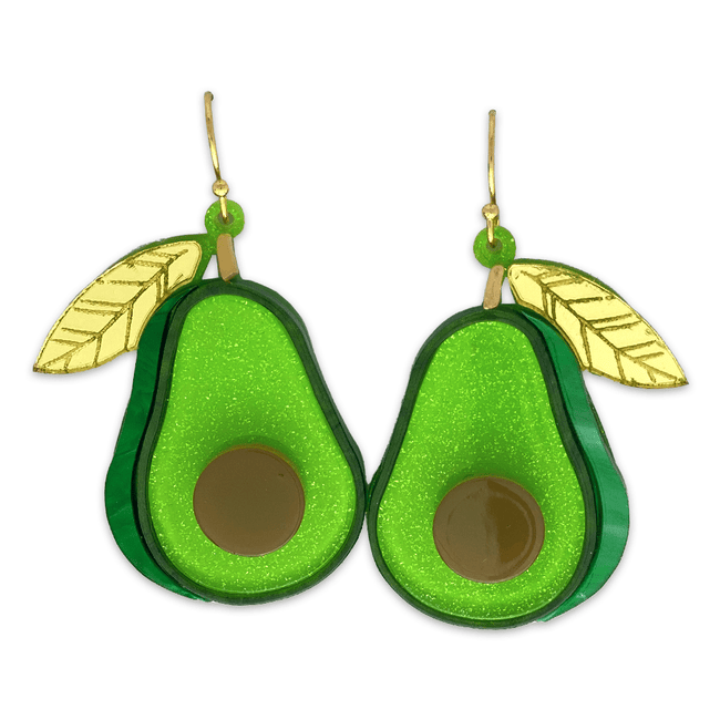 Acrylic Dangle Earrings (front view)