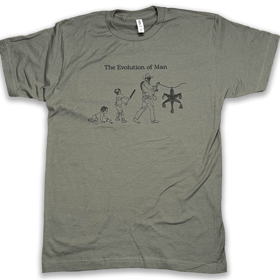 The Evolution of Man Adult Graphic Tee