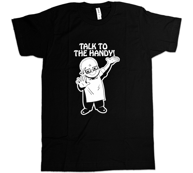 Talk to the Handy Adult Graphic Tee