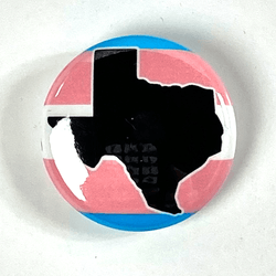 Texas Pride Transgender 1" Pinback Button
