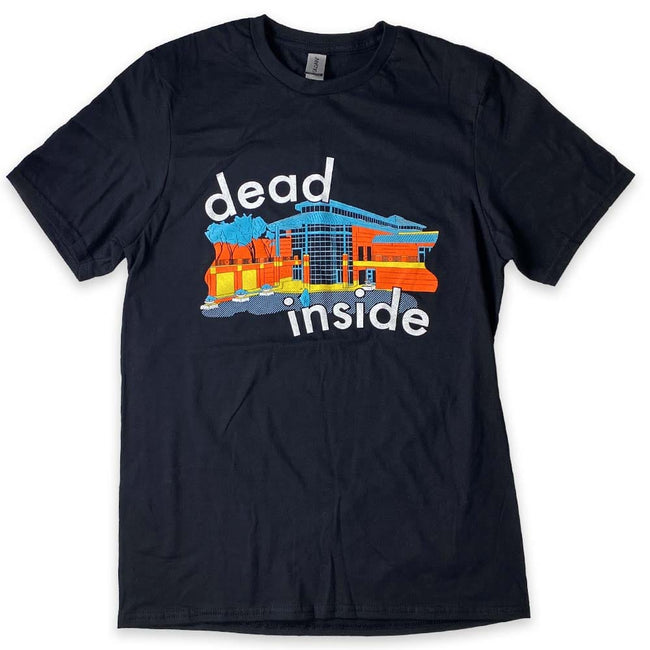 BarbacoApparel's Dead Inside Graphic Tee (front view)