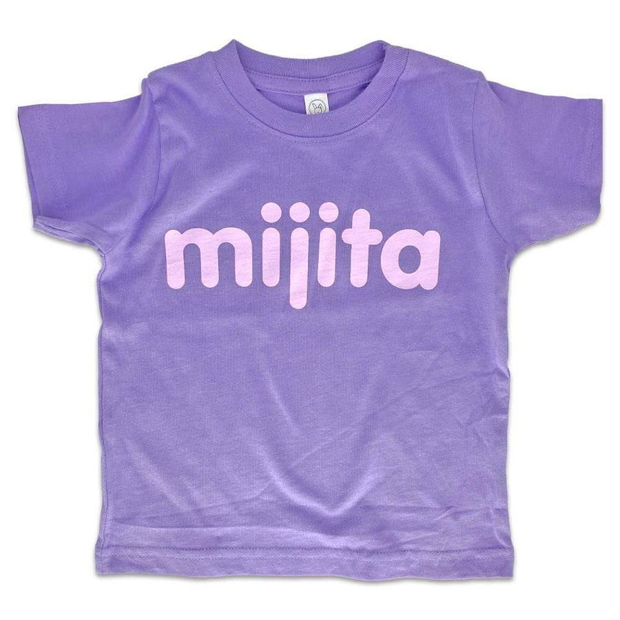 BarbacoApparel's Mijita Graphic Toddler Tee (front view)