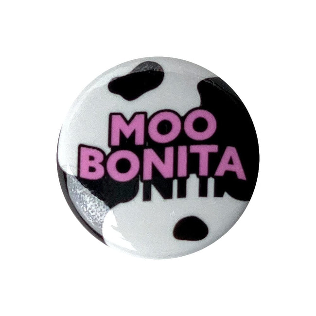 Moo Bonita 1" Pinback Button
