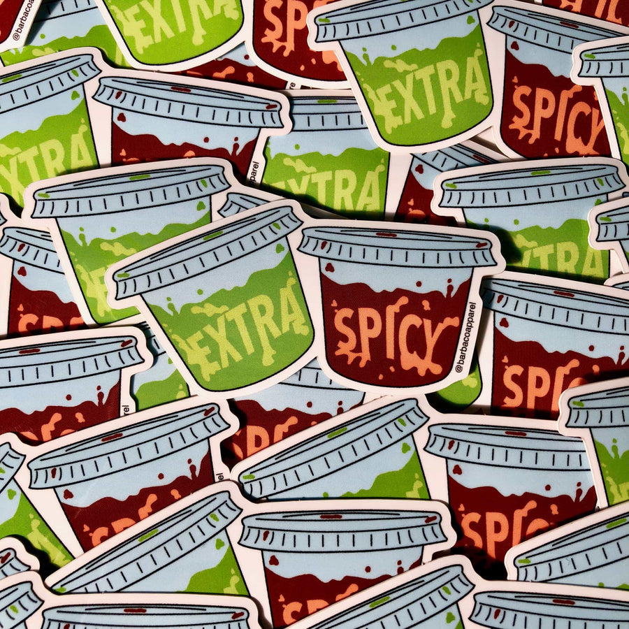 Extra Spicy Vinyl Sticker