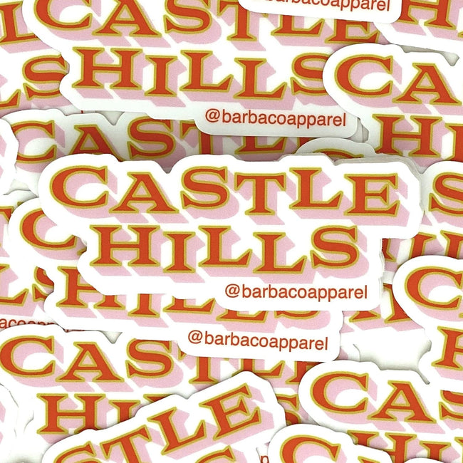 BarbacoApparel's Castle Hills Vinyl Sticker