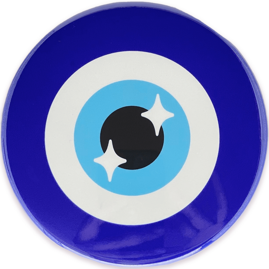 BarbacoApparel's Mal Ojo 3" Magnet, Handheld Mirror, or Button