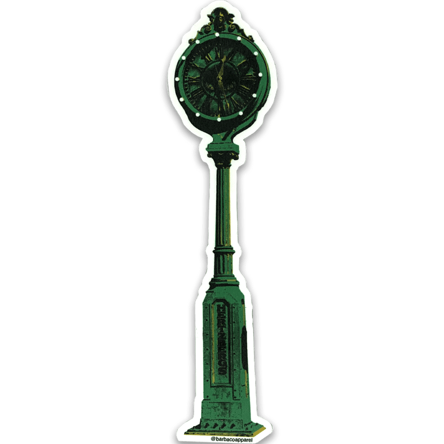Hertzberg Clock Die-Cut Laminated Bookmark