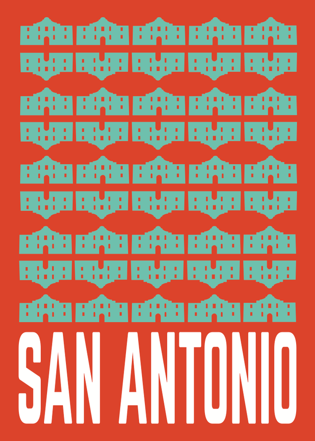 San Antonio Post Card