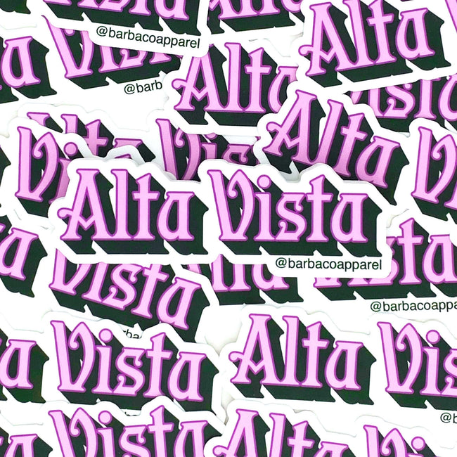 Alta Vista Vinyl Sticker
